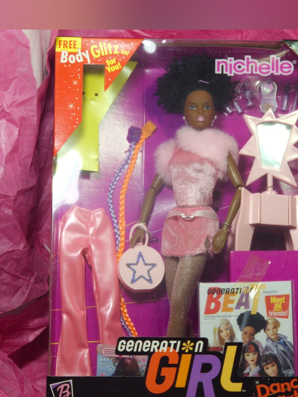 NIB Vintage 1999 Barbie Generation Girl "Nichell" Dance Party Doll Mattel #25767